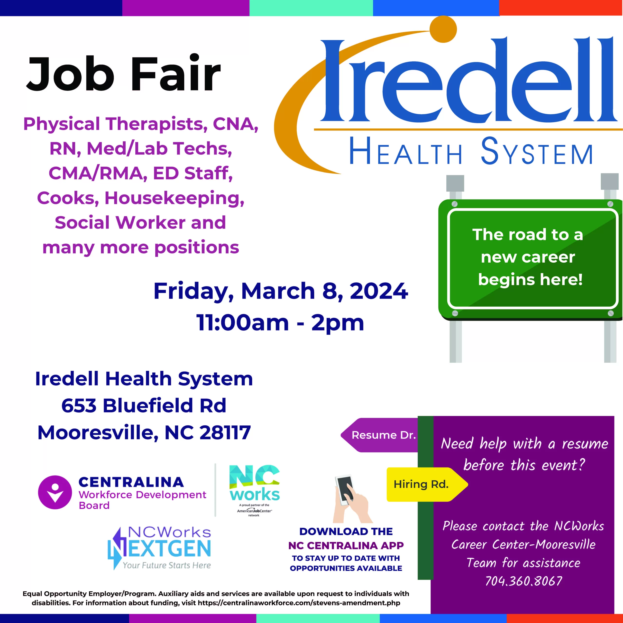 Iredell Health System Job Fair